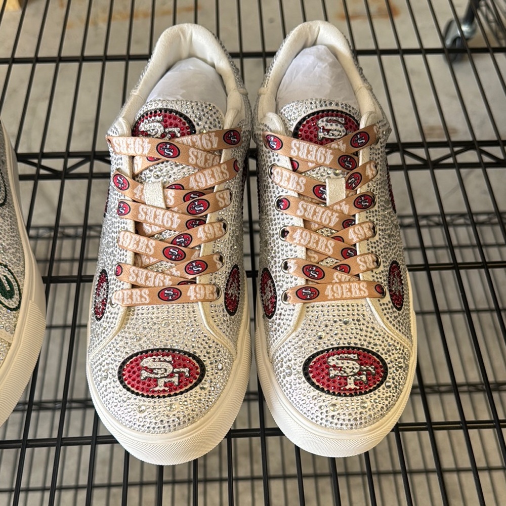49ers Women's Crystal Sneakers